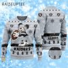 Mickey Football Player Las Vegas Raiders Ugly Sweater