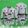 Mickey Football Player Las Vegas Raiders Ugly Sweater 3 3