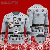 Mickey Football Player Las Vegas Raiders Ugly Sweater 5 5