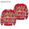 Mickey Mouse Pattern Xmas Red Christmas Disney Cartoon Sweaters 2 2