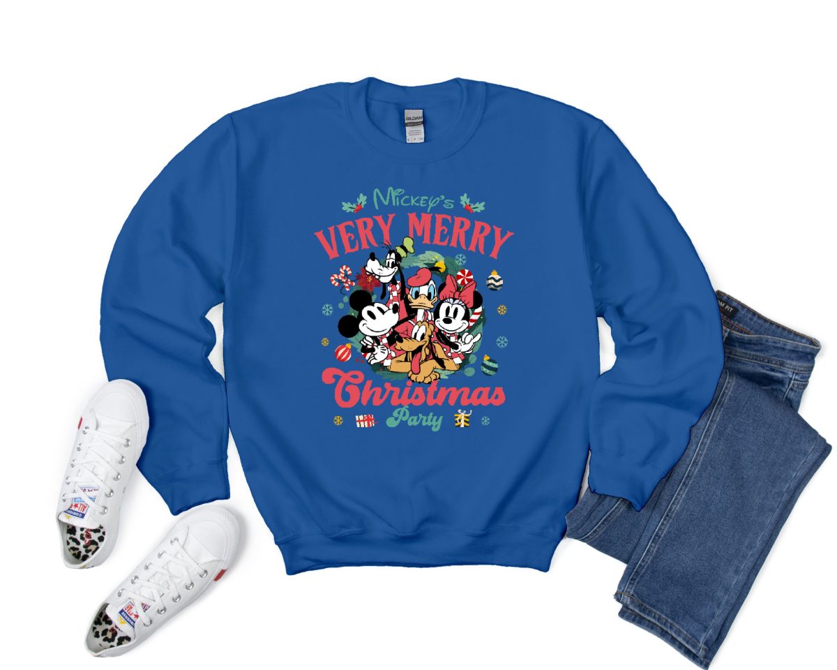 Mickeys Very Merry Christmas Party 2024 Sweatshirt Christmas Family Matching Shirt Mickey Christmas Merry Christmas Disney Christmas 6 scaled