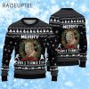 Mike Tyson Ugly Christmas Sweater Black 1 1