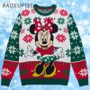 Minnie Mouse Christmas Sweater Green 1 1