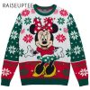 Minnie Mouse Christmas Sweater Green 2 2