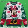 Minnie Mouse Christmas Sweater Green 3 3