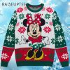 Minnie Mouse Christmas Sweater Green 4 4