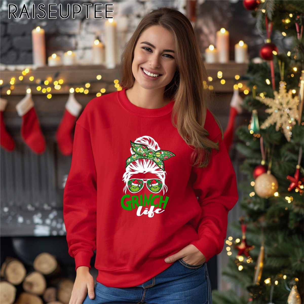 Mom Christmas Sweater Mrs Grnch Life Shirt Messy Bun Grinchmas Sweatshirt Mom Christmas Gift Grnch Winter Holiday Hoodie 6 scaled