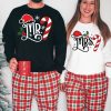 Mr and Mrs Christmas Family Matching Sweatshirt Couples Matching Ugly Christmas Sweaters