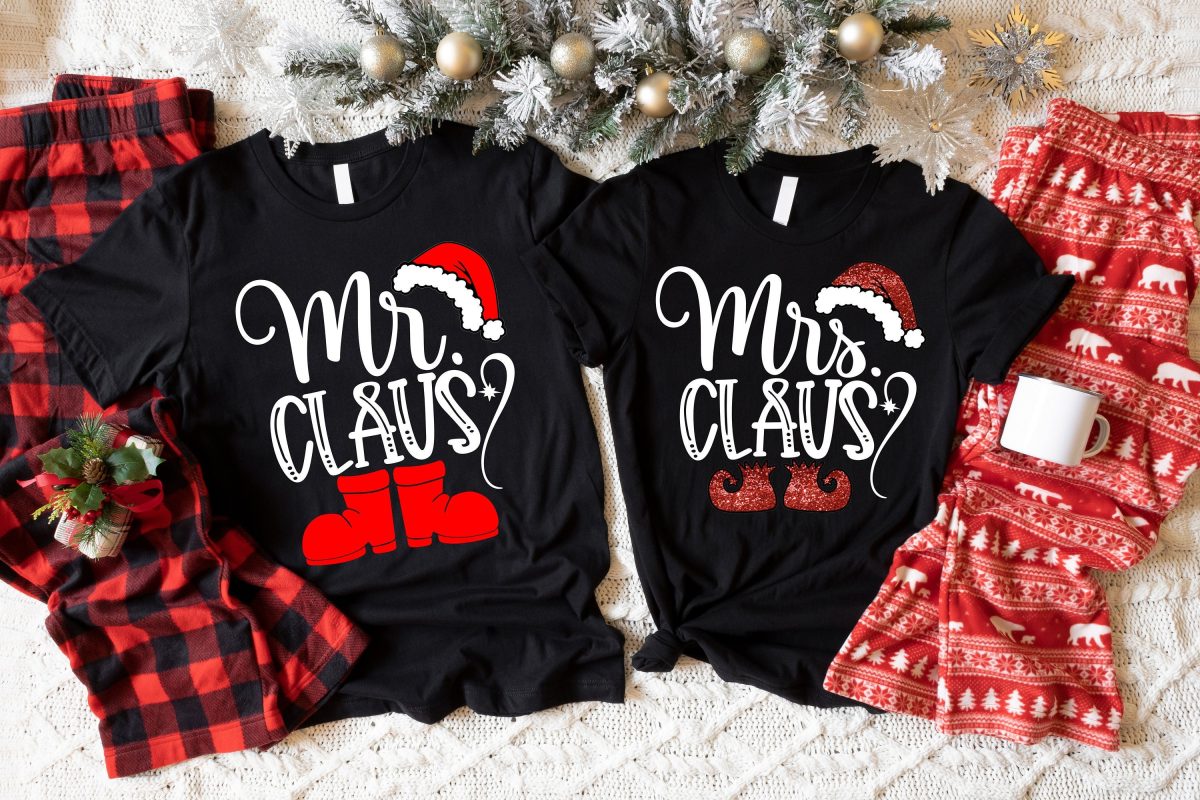 Mrs Claus Mr Claus Couples Santa Shirt Merry Christmas Sweatshirt Mr And Mrs Matching Christmas Sweater Christmas Couple Shirt 1 scaled