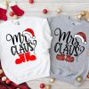 Mrs Claus Mr Claus Couples Santa Shirt Merry Christmas Sweatshirt Mr And Mrs Matching Christmas Sweater Christmas Couple Shirt 2