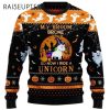 My Broom Broke So Now I Ride A Unicorn Ugly Christmas Sweater 2 2