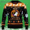 My Broom Broke So Now I Ride A Unicorn Ugly Christmas Sweater 3 3