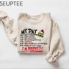 My Day Im Booked Sweatshirt The Grinch Christmas Sweatshirt Womens Christmas Sweatshirt Grinchmas Sweatshirt Winter Sweatshirt 2