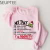 My Day Im Booked Sweatshirt The Grinch Christmas Sweatshirt Womens Christmas Sweatshirt Grinchmas Sweatshirt Winter Sweatshirt 4