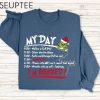 My Day Im Booked Sweatshirt The Grinch Christmas Sweatshirt Womens Christmas Sweatshirt Grinchmas Sweatshirt Winter Sweatshirt 6