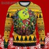 NFL Green Bay Packers Grinch Hug Ugly Christmas Sweater 5 5