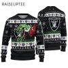 NFL Las Vegas Raiders Grinch Christmas Ugly Sweater 2 2