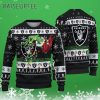 NFL Las Vegas Raiders Grinch Christmas Ugly Sweater 3 3