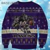 NFL Ravens Ugly Christmas Sweater Womens 4 4