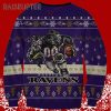 NFL Ravens Ugly Christmas Sweater Womens 5 5