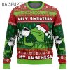 None of My Business Kermit The Frog Ugly Christmas Sweater 2 2