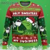 None of My Business Kermit The Frog Ugly Christmas Sweater 3 3