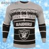 Oakland Raiders Stadium Light Up Sweater Raiseuptee