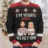 Pawfect House Personalized Matching Sweatshirts for Couples Funny Couples Ugly Christmas Sweaters For Women Men Husband Wife2