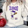 Peanuts Snoopy Player Baseball Colorado Rockies Shirt 4 Untitled 5