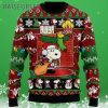 Peanuts Womens Snoopy Christmas Sweater Raiseuptee 3 3