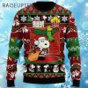 Peanuts Womens Snoopy Christmas Sweater Raiseuptee 4 4