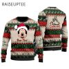 Personalized Mickey Santa Cartoon Disney Ugly Christmas Sweater 2 2