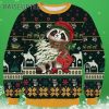 Raccoon Funny Cute Christmas Sweaters 3 3