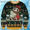 Raccoon Funny Cute Christmas Sweaters 4 4