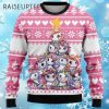 Raiseuptee Pink Unicorn Christmas Sweater 4 4