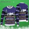 Reindeers Pattern Baltimore Ravens Ugly Christmas Sweater 3 3