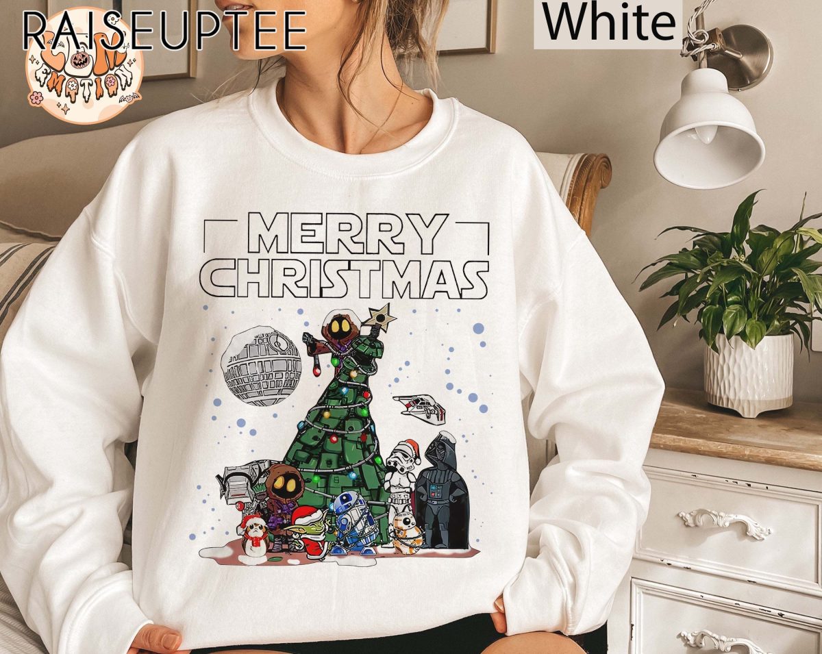 Retro Disney Star Wars Christmas Shirt Baby Yoda Christmas Darth Vader Christmas Funny Christmas Shirt Disney Christmas Shirt Xmas Trip 5 scaled