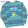 Santa's Little Slut Frog Ugly Christmas Sweater Funny Christmas Frog Sweater 2 2