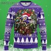 Santa Baltimore Ravens Christmas Ugly Sweater 3 3