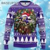 Santa Baltimore Ravens Christmas Ugly Sweater 4 4