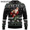 Santa Claus Fishing Funny Ugly Christmas Sweaters For Men result 2 2