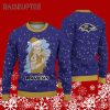 Santa Claus Tattoo Baltimore Ravens Christmas Sweater 5 5