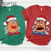 Santa Mr and Mrs Potato Head Christmas Disney Christmas Couple Shirts