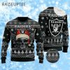 Skull Ugly Christmas Sweater Raiders NFL Gift Raiseuptee 1 1