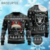 Skull Ugly Christmas Sweater Raiders NFL Gift Raiseuptee 4 4