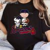 Snoopy Charlie Brown Woodstock Baseball Atlanta Braves Shirt 3 Untitled 9