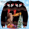 Spitfire Power Cat Ugly Christmas Sweater 1 1