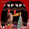 Spitfire Power Cat Ugly Christmas Sweater 5 5