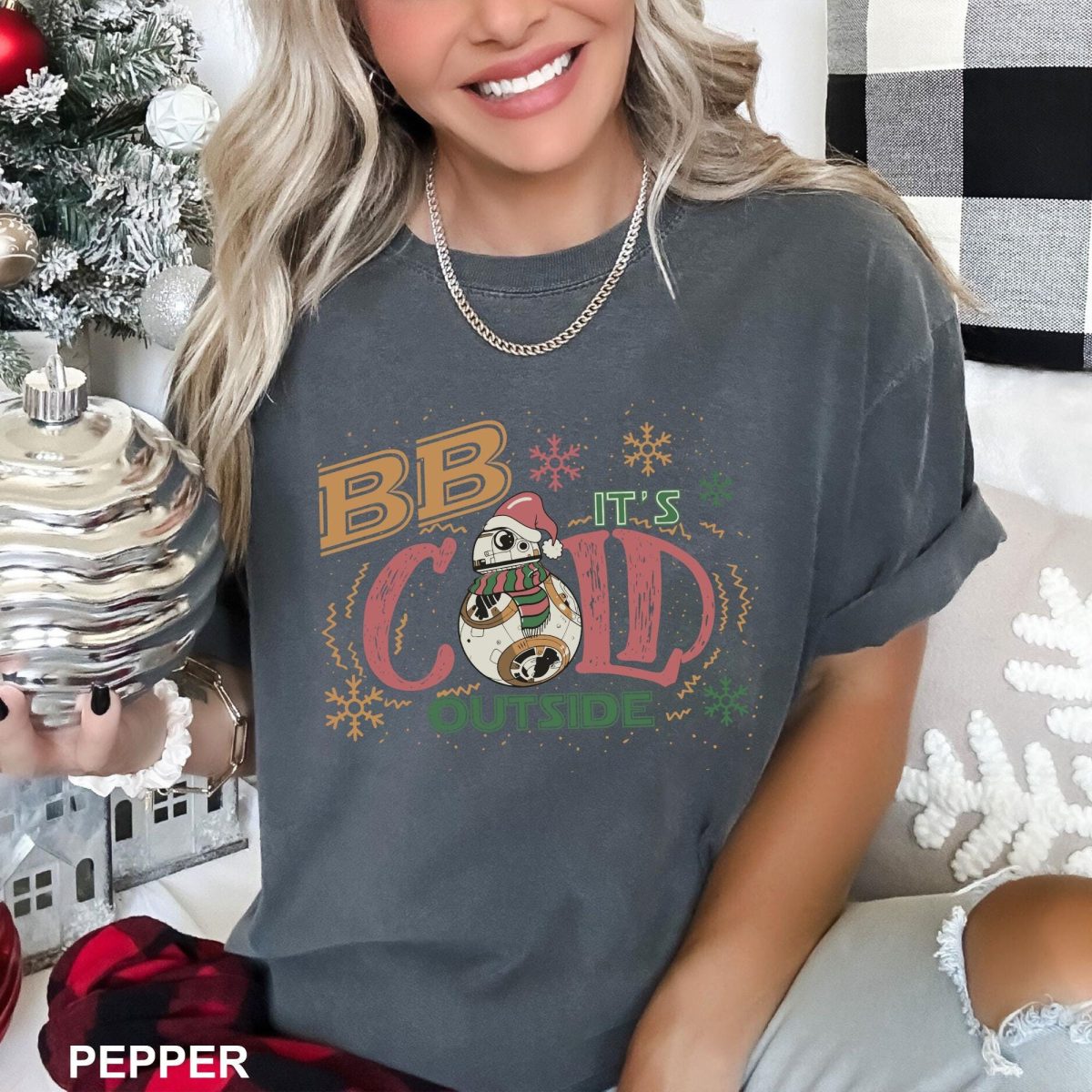 Star Wars BB 8 ShirtBB 8 Its Cold Outside ShirtStar Wars Christmas ShirtStar Wars Christmas Family Shirt Retro BB 8 Christmas Tee192224 1