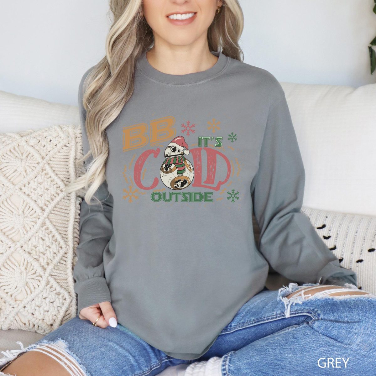 Star Wars BB 8 ShirtBB 8 Its Cold Outside ShirtStar Wars Christmas ShirtStar Wars Christmas Family Shirt Retro BB 8 Christmas Tee192224 7